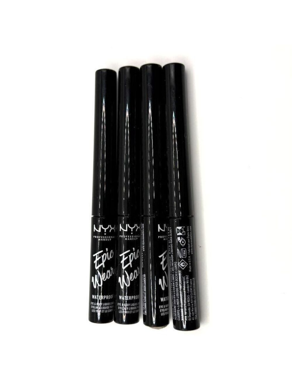 NYX Epicwear Regular/Metallic Liquid Eyeliner Set